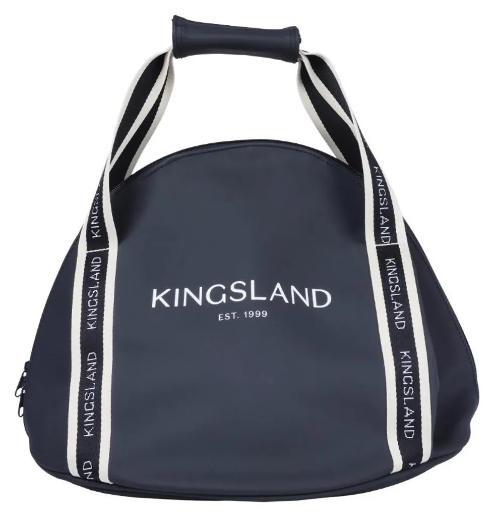 Sacoche pour casque Kingsland KLNori marine, sac équitation premium