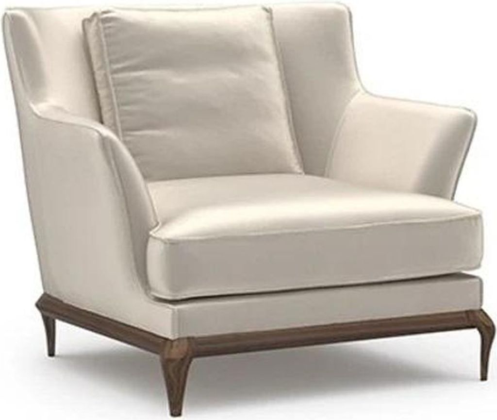 Design Modern Weiß Sessel Wohnzimmer Polstermöbel Einrichtung Textil Neu