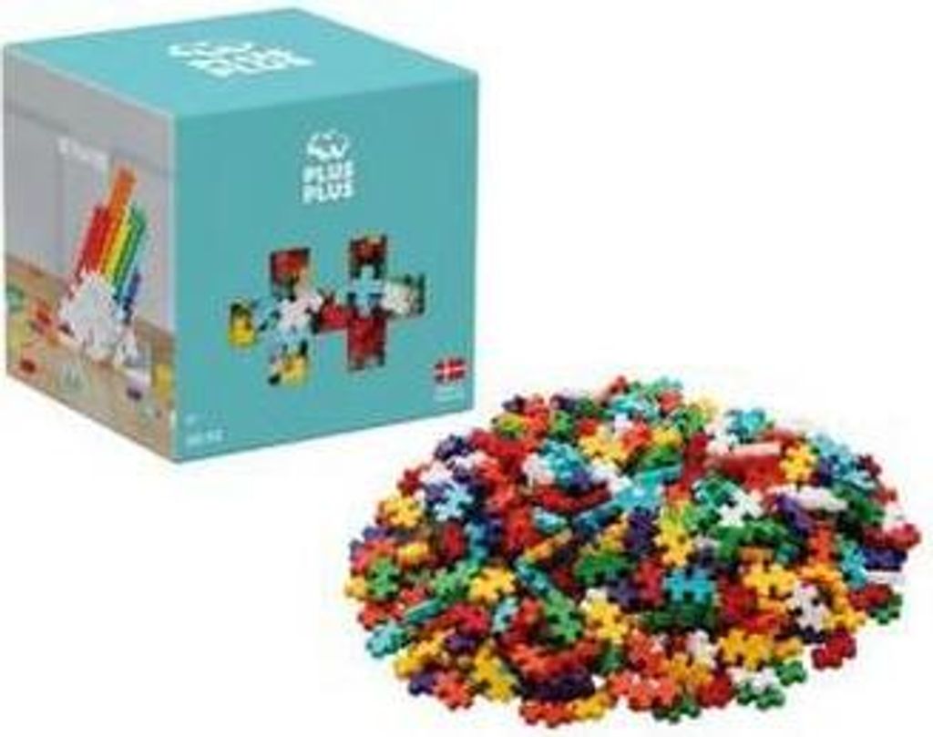 Plus-Plus 3976 Geniales Konstruktionsspielzeug, Regenbogen, Produktbild 
