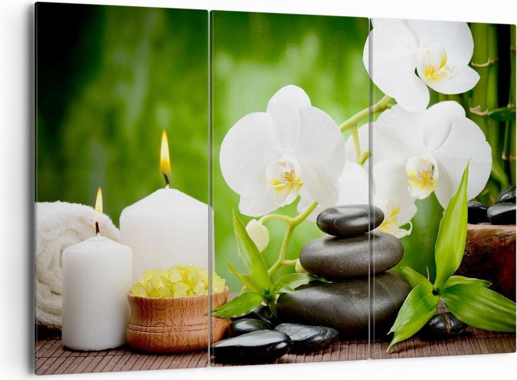 Bild auf Leinwand - Leinwandbild - Blume aromatherapie spa Produktbild 
