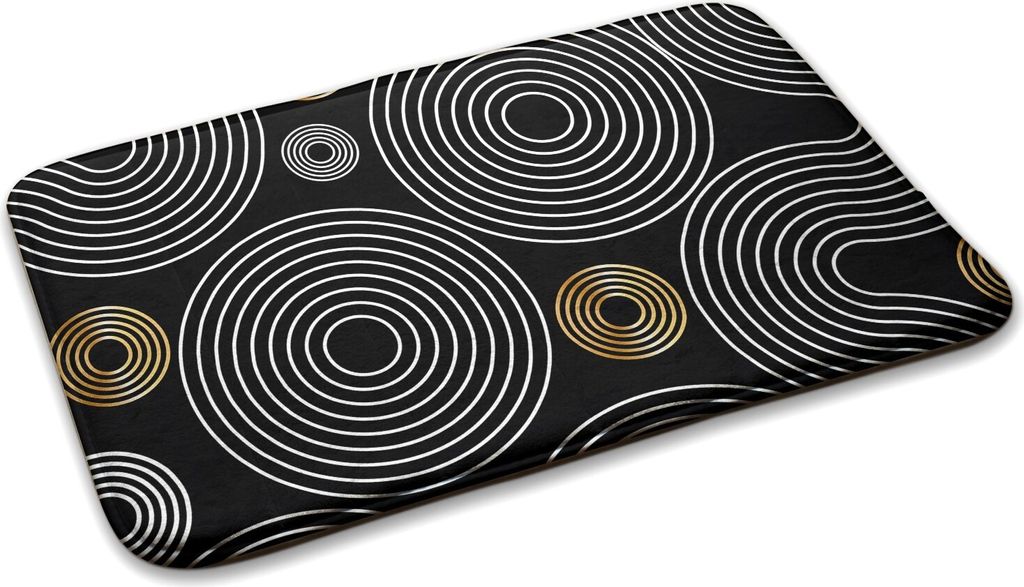 Teppich Wohnzimmer Schlafzimmer Modern - 90 cm x 60 cm - Produktbild 