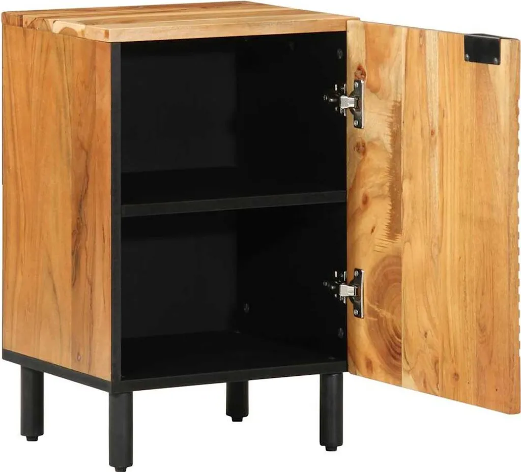 Mobiletto Bagno 38 cm in Legno Acacia Massello Best Möbel Cloris