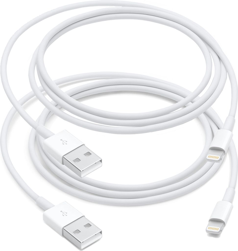 MMOBIEL 2x USB auf 8 pin Lightning Kabel Aufladekabel für iPhone, iPad und iPod