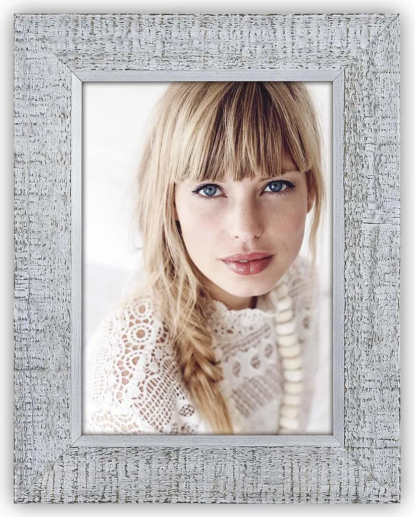 Cadre Photo en Bois Gris 15x20 ZEP Budapest Anti-Reflet et Durable DFG68