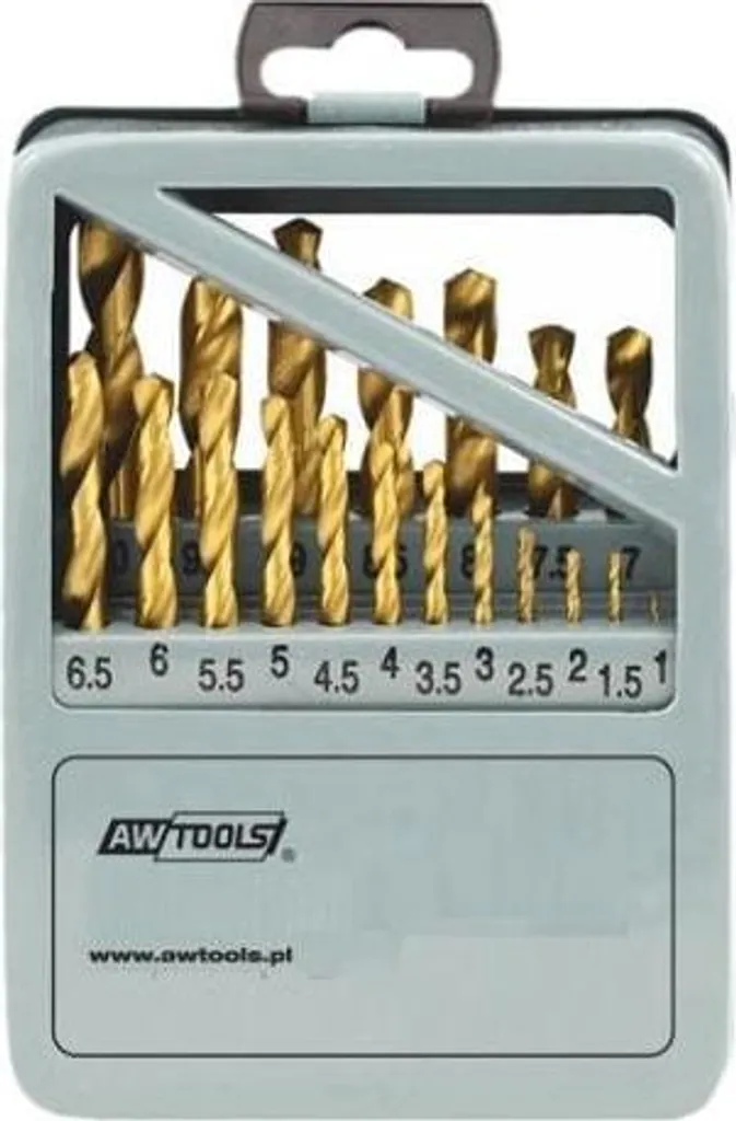 Awtools Punte Metallo Titanio HSS-G: Addio Fori Imprecisi (19 pz)