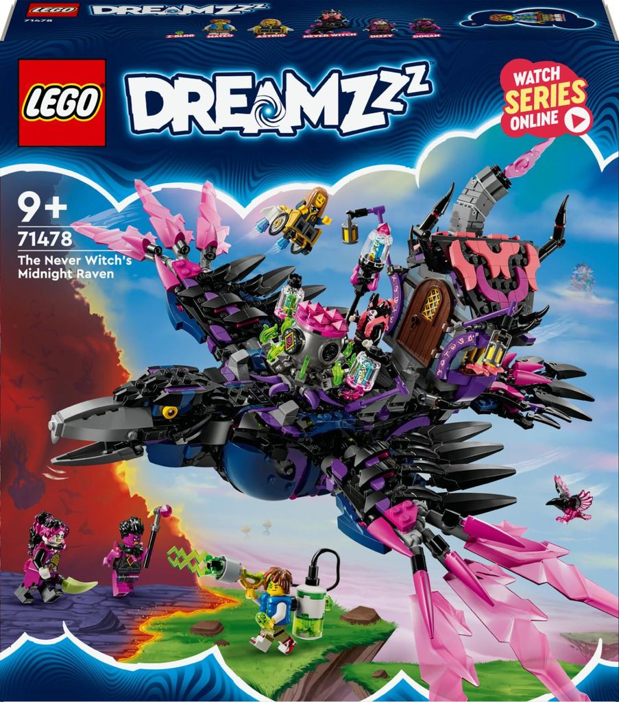 LEGO DREAMZzz Le Corbeau de Minuit de la Sorcière de Mai Image du produit 