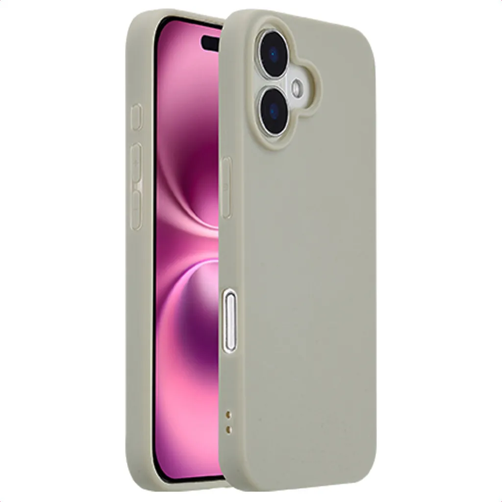 Cover iPhone 16 imoshion Grigio Antracite | TPU Soft Touch Anti-Urto