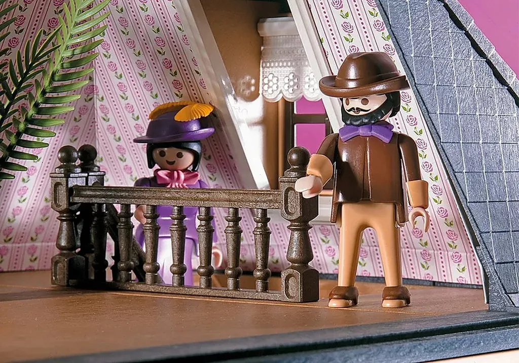 Villa Victorienne PLAYMOBIL 70891 avec Façade Décorée et Balcons Rétro - 6