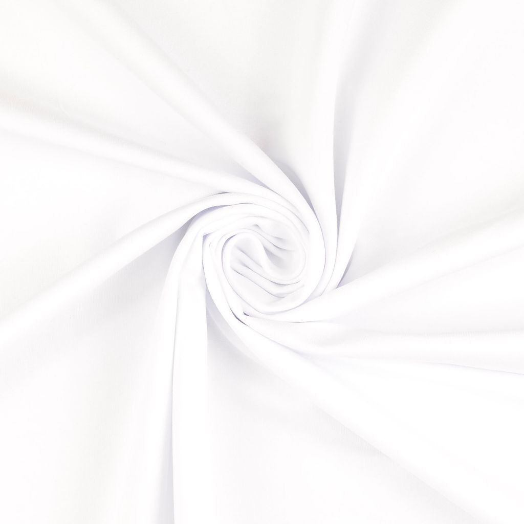 Sweat Stoff Mathias Weiß, 250 g/m², 0,5 m, Stoffe Meterware, Sweatstoff