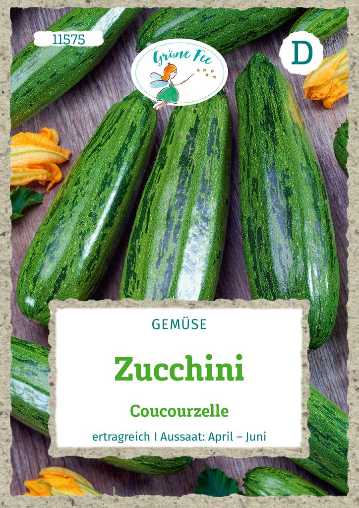 Grüne Fee - Zucchini Coucourzelle Samen - 11575 Produktbild 