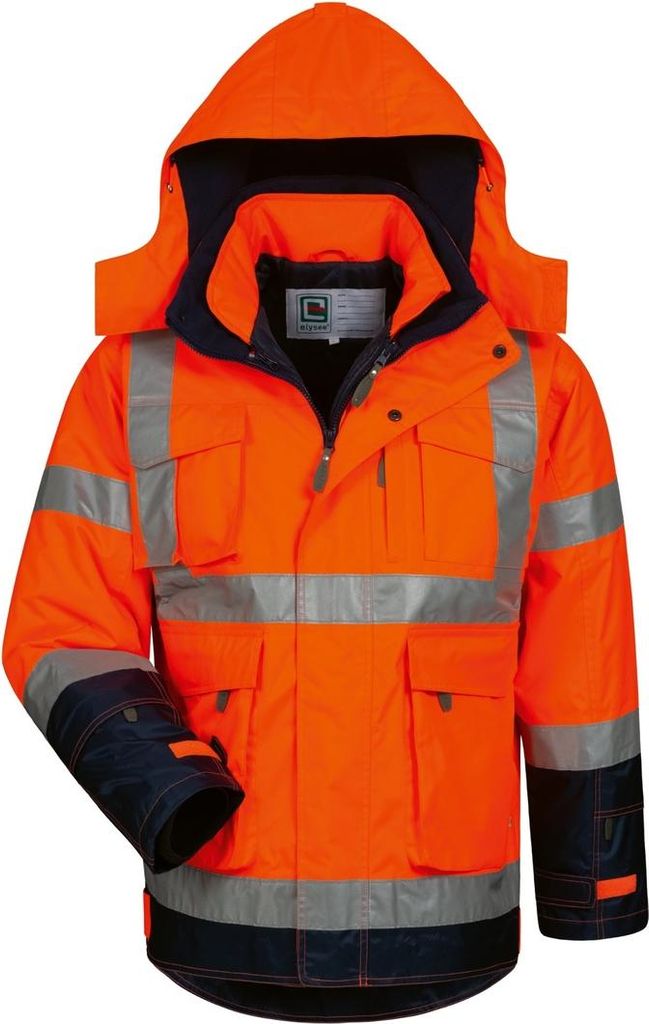 Elysee Warnschutzjacke Philipp Gr. L orange/marine