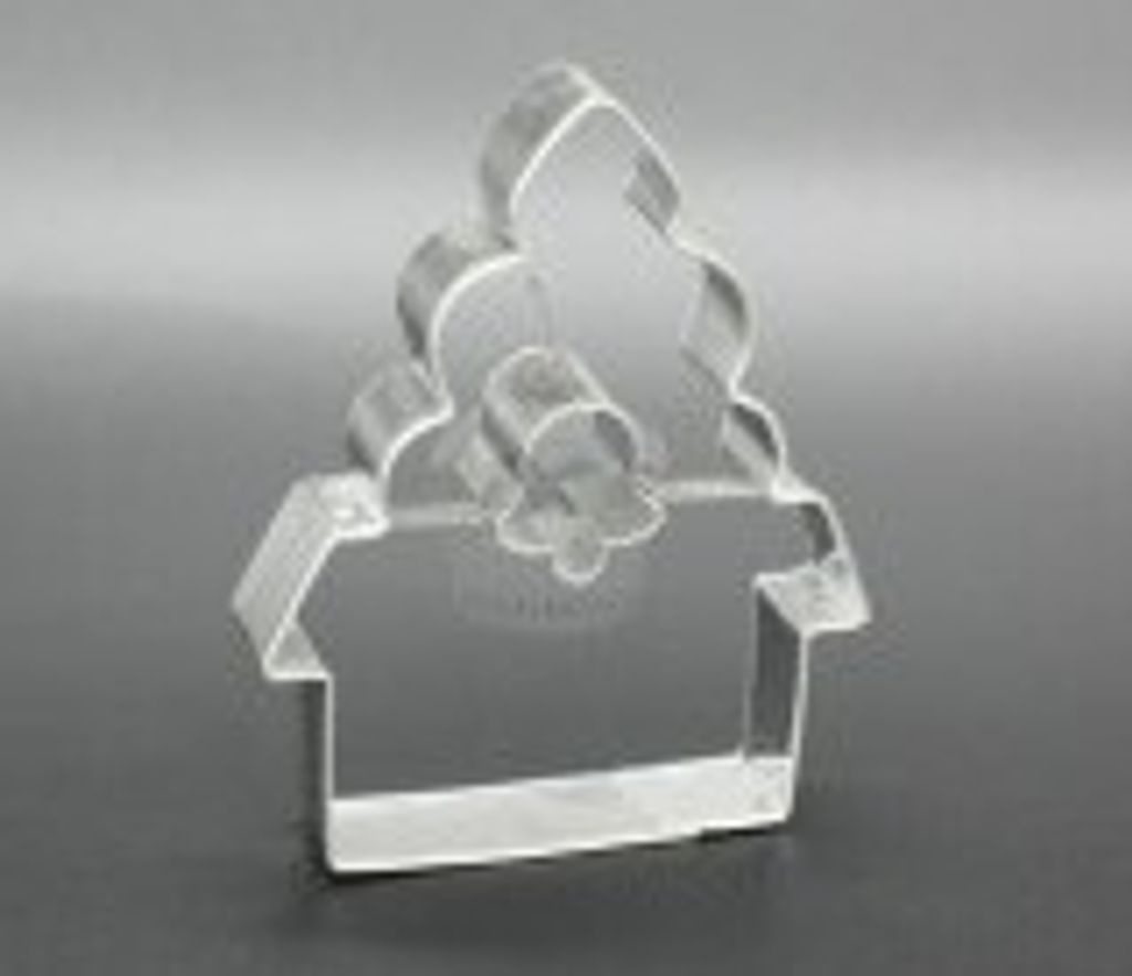 Ausstechformen/Ausstecher - Kapelle + Glocke Felcman Material:: Metal, Farbe:: Silber, Höhe:: 4,8cm