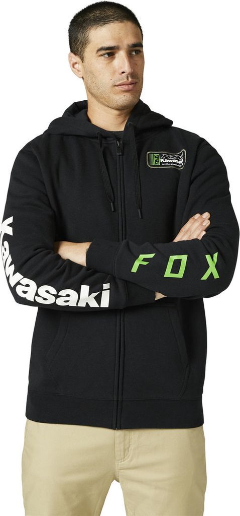 FOX KAWI ZIP Herren Fleece-Jacke schwarz S