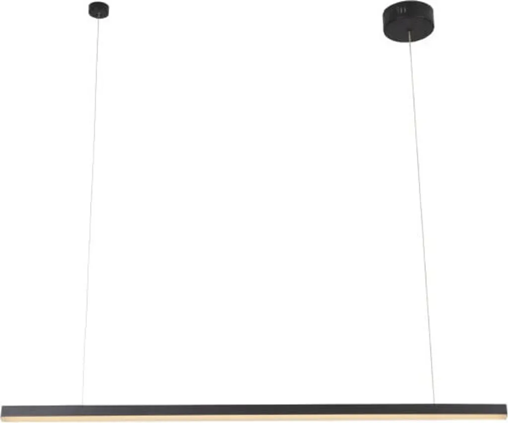 Suspension LED TRIO 150cm : Éclairage Chaleureux pour Table Rectangulaire