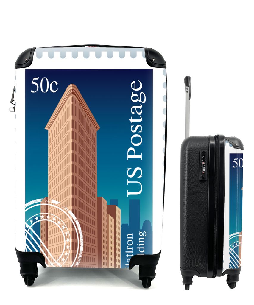 MuchoWow® Koffer Handgepäck Trolley Rollkoffer Kleine Produktbild 