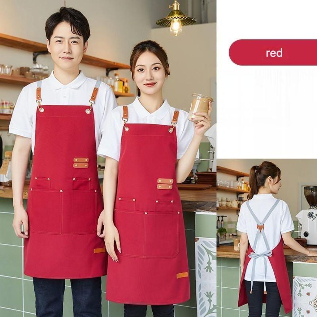 Grillschürze, Unisex-Küchenschürze, gekreuzte Rückenpartie, Unisex-Arbeitsschürze, wasserdichte Gartenschürze, zum Selbermachen, individuell ...