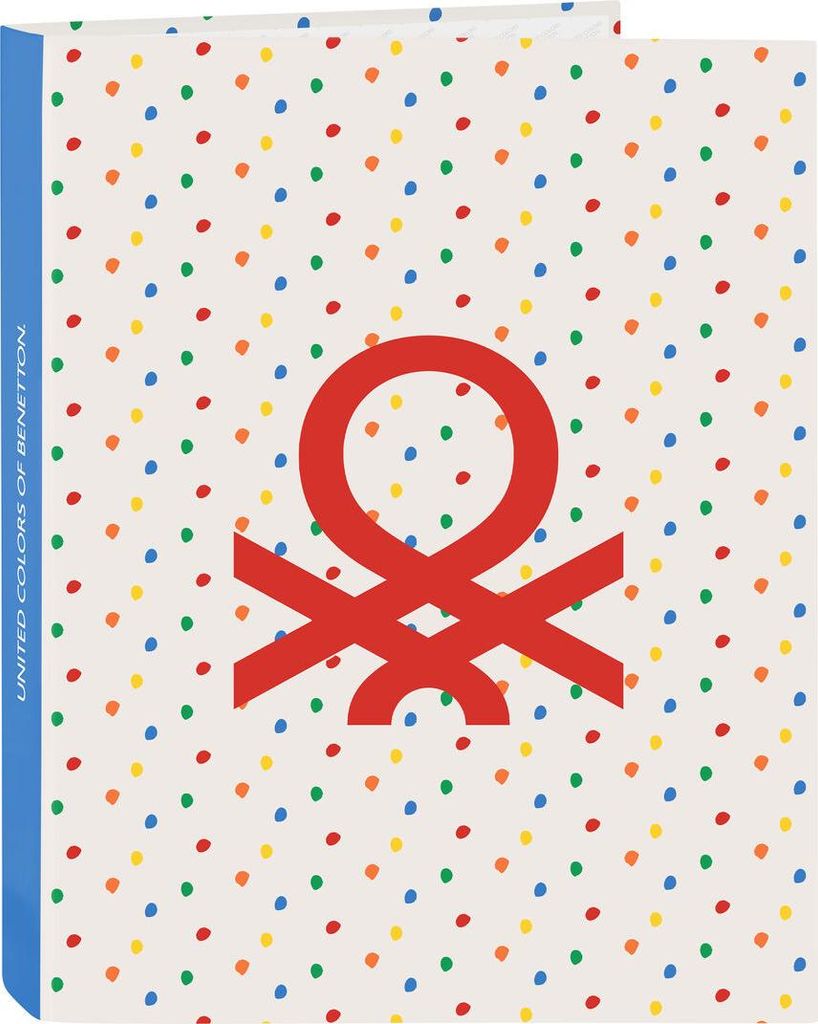 Krúžkový zakladač Benetton Topitos A4 (26,5 x 33 x 4 cm) Obrázok produktu 