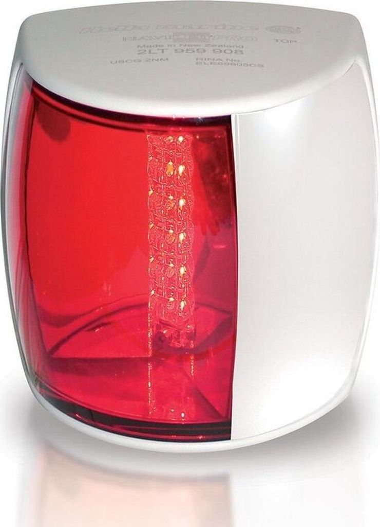 Hella NAVILED-PRO weiße Hafenlaterne 9-33V 112,5o BSH-2NM