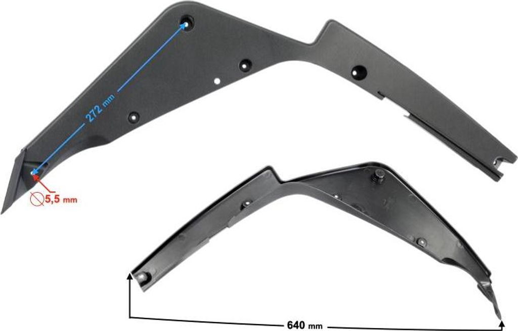 Innenseite der rechten vorderen Abdeckung BLADE R