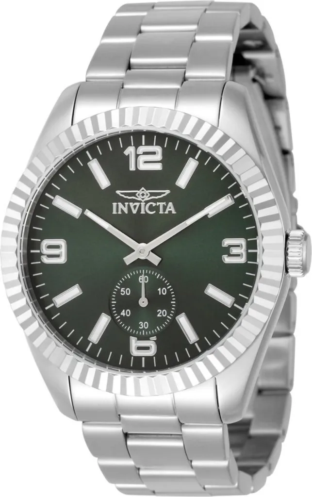 Invicta Specialty 49358 Orologio Uomo Acciaio Quadrante Verde 43mm