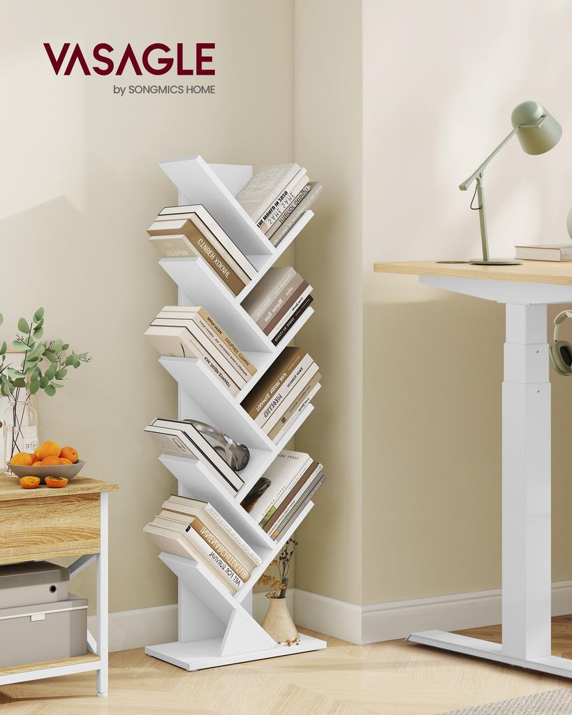 VASAGLE Standregal in Baumform, Bücherregal, 20 x 38 x Produktbild 