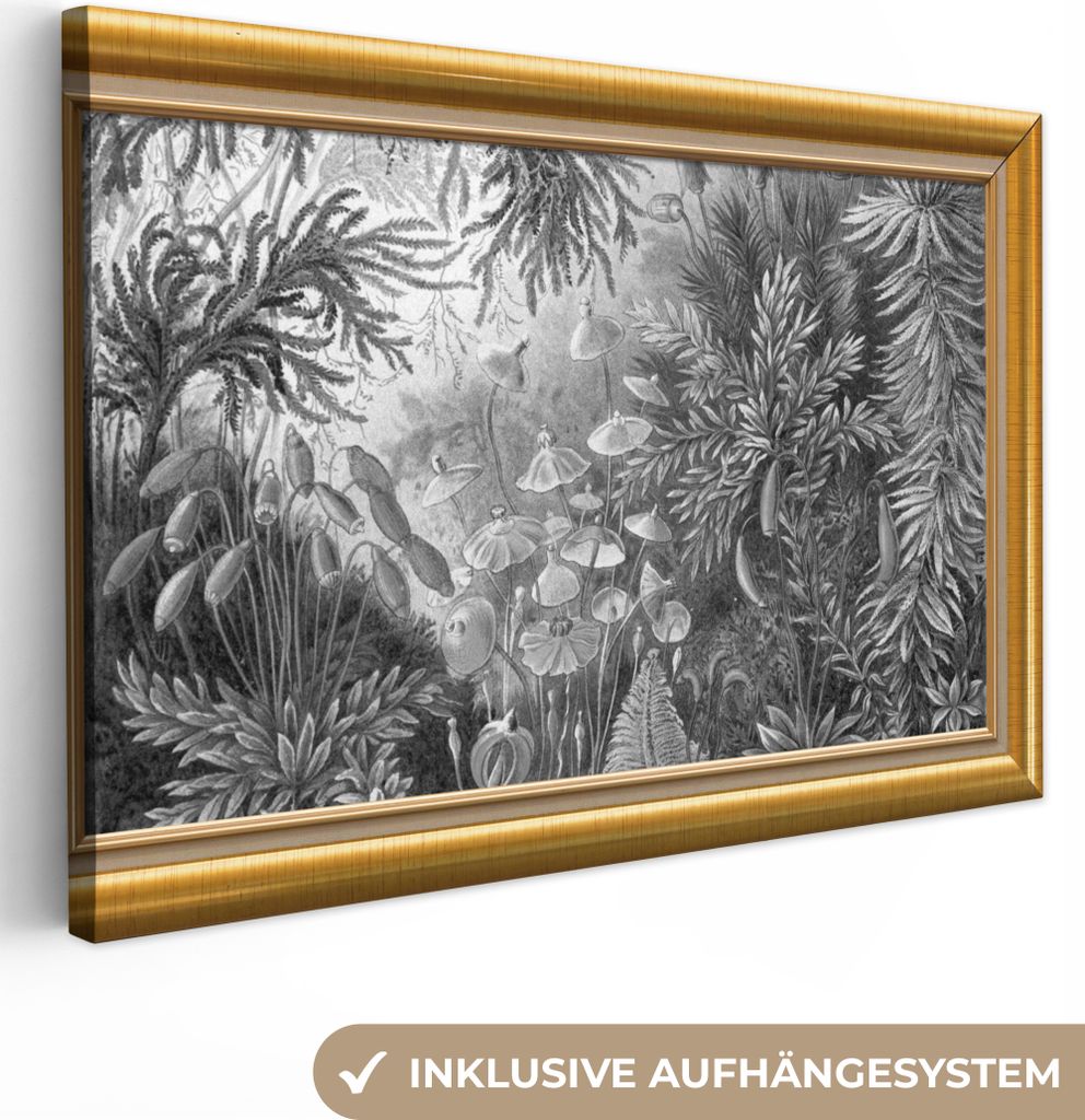 OneMillionCanvasses - Leinwandbilder - 140x90 cm, Kunstwerke - Alte Meister - Rahmen - Gold, Wandbilder Kunstdruck Wanddekoration