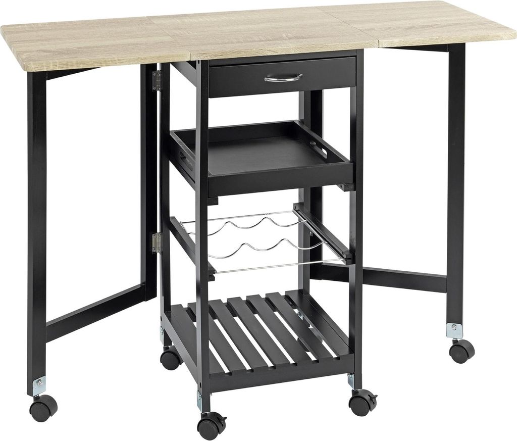 Rollwagen ausklappbar belastbar bis 10 kg.