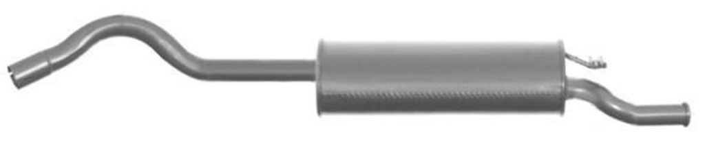 VEGAZ SKS-27 Endschalldämpfer für VW Caddy II Pickup (9U7) Auspuff