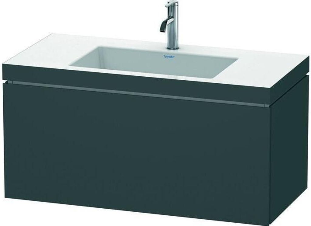 Duravit L-Cube c-bonded Set wandhängend, 1 Auszug, ohne Überlauf, ohne Hahnloch, 1000x500x480mm, LC6918N2222