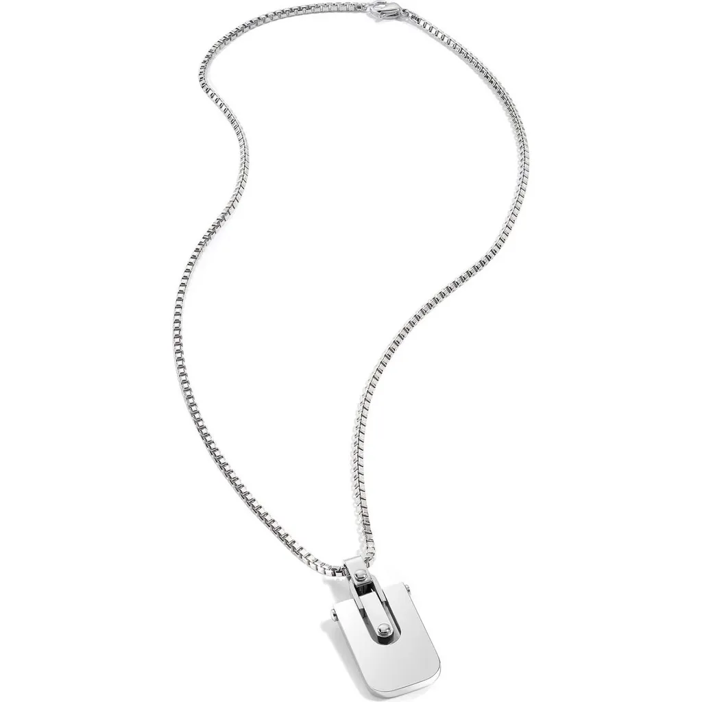 Pendentif Homme Morellato Motown 48 cm - Idée Cadeau Bijou Chic Acier