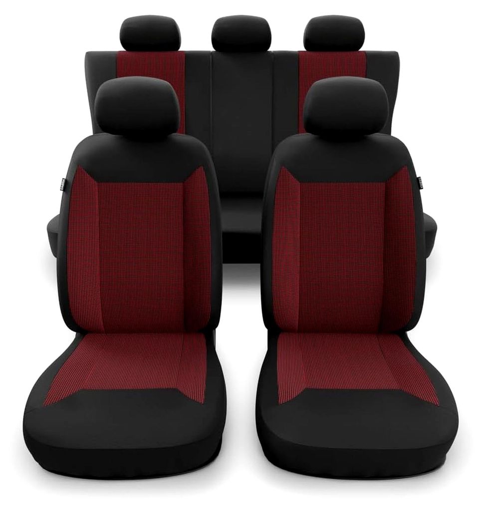 Universal Sitzbezüge Auto kompatibel mit Ford Mondeo I, II, III, IV, V (1993-2021) - Autositzbezüge Schonbezüge für Autositze - RYL-RD