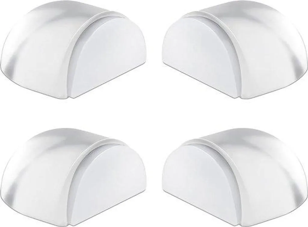 Pieds transparents 39 x 41 x 20 mm autocollants - Lot de 4 patins