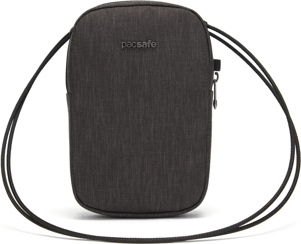 Pacsafe RFIDsafe Travel Crossbody Carbon Gris Sac à Épaule Antivol