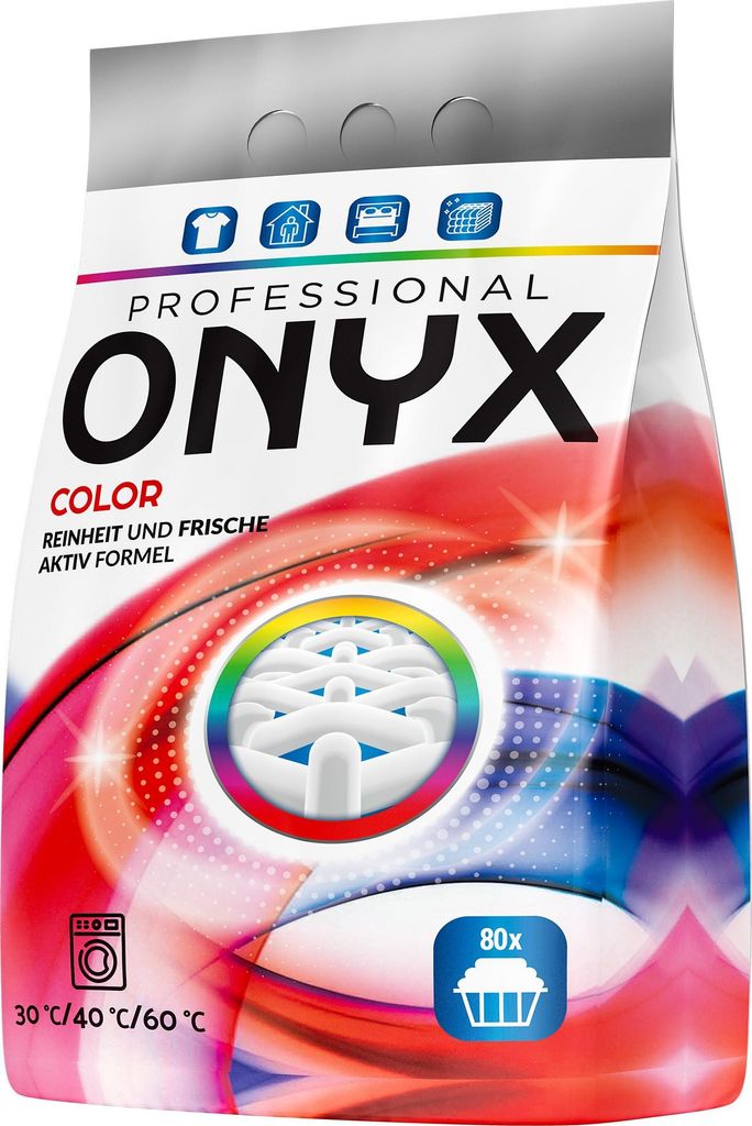 ONYX PROFESSIONAL Waschpulver (80 Wäschen) - Farbe 4,8 kg Produktbild 