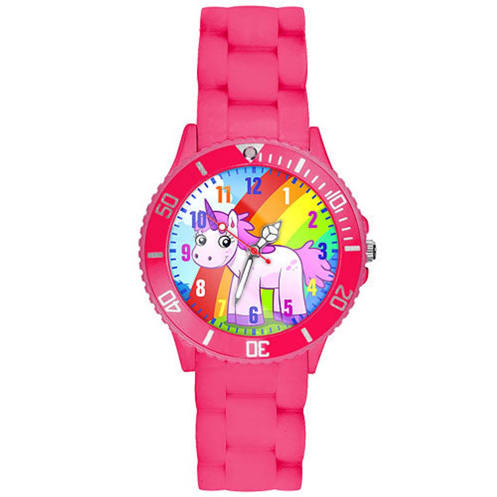 Taffstyle Kinder Ambanduhr Bunte Kinder Armbanduhr Silikon Produktbild 