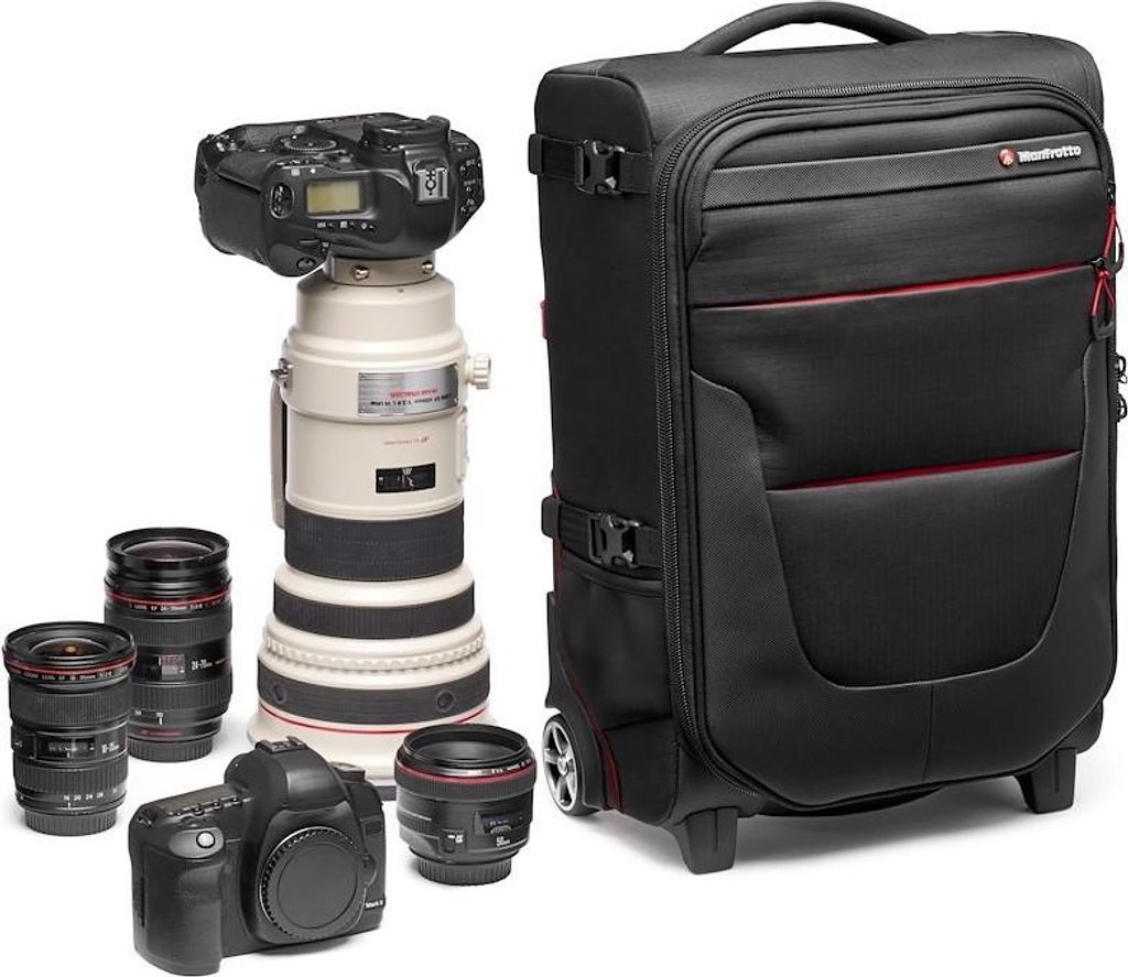 Manfrotto Pro Light Reloader Air-55, Trolley-Koffer, Jede Marke, Canon EOS M3, Canon EOS M5, Canon EOS M6, Fujifilm X-Pro2, Fujifilm X-T1, Fujifilm...