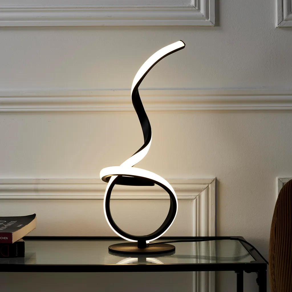 Lampe LED design noir idéale pour lire et travailler dans votre chambre