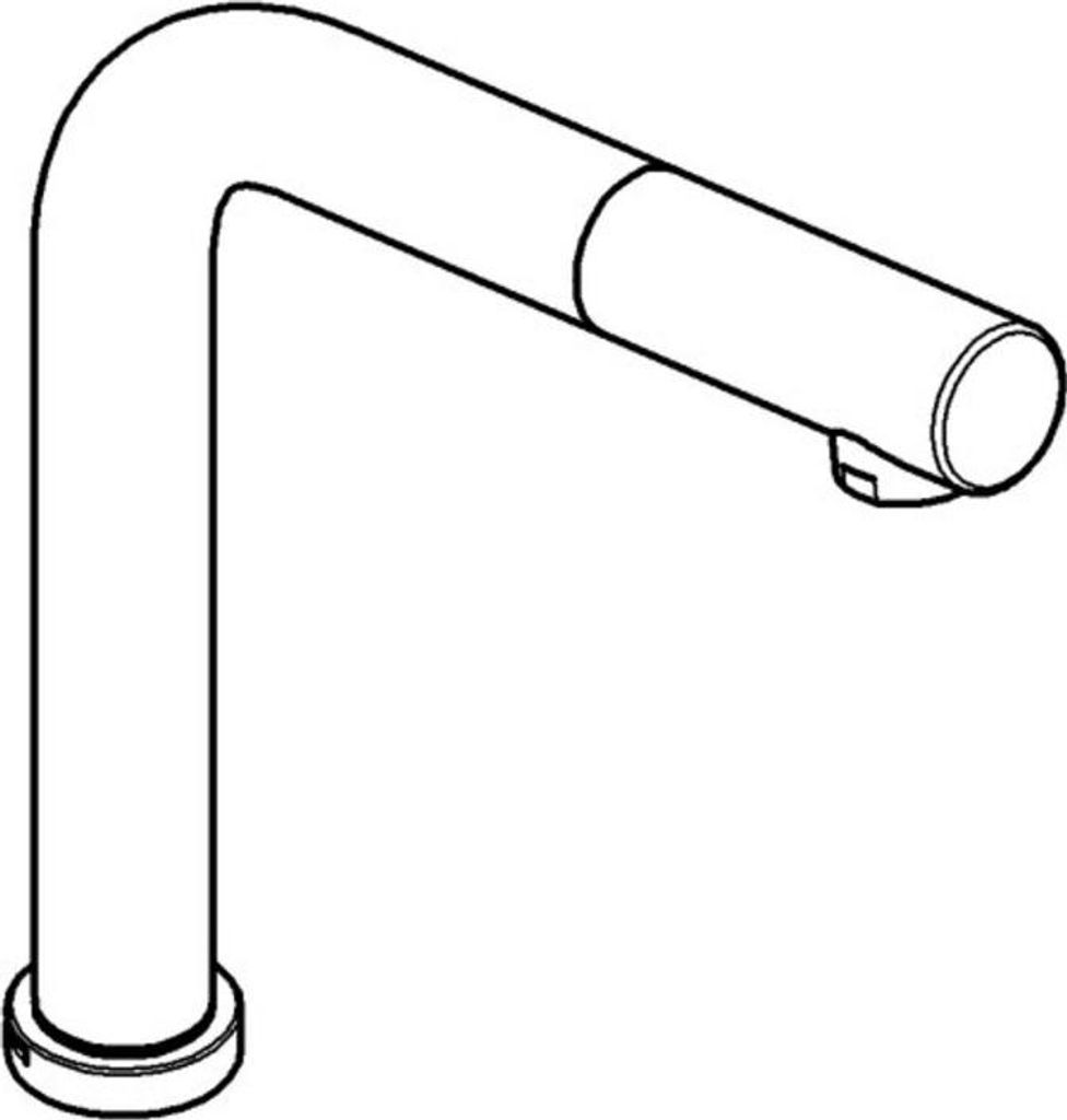 Grohe Atrio 7° / Atrio Classic / Eurodisc Cosmopolitan Auslauf für Waschtischbatterie chrom - 13231000