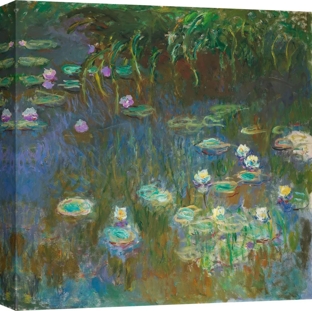 Toile Claude Monet Les Nymphéas 1922 - Reproduction Impressionnisme 40x40