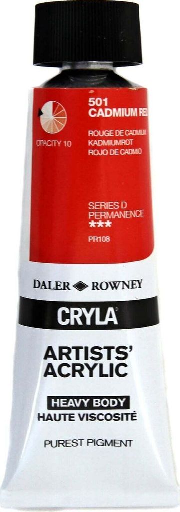 Daler Rowney Cryla Artists’ Acrylfarbe Cadmium Red 75 ml 1 Stck