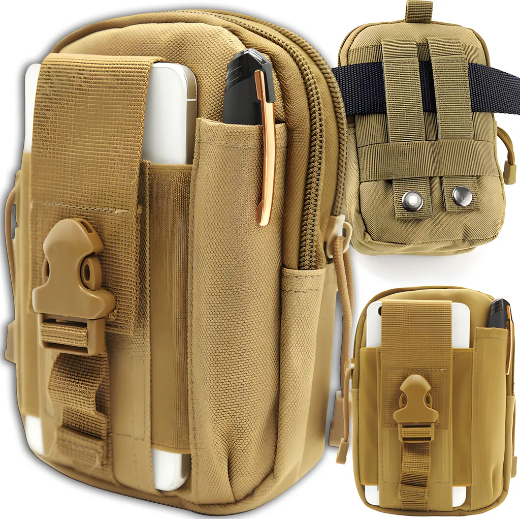 Sac banane ventral Retoo - Sacoche de hanche tactique et imperméable