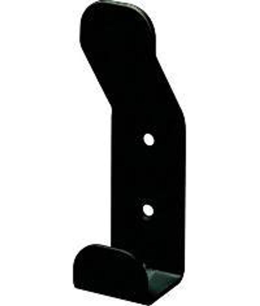 Doppelter Garderobenhaken aus Stahl DEVISMES - schwarz lackiert ral9005 - F10555NOI