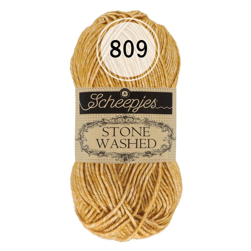 Włóczka Scheepjes Stone Washed - 809 Yellow Jasper Zdjęcie produktu 