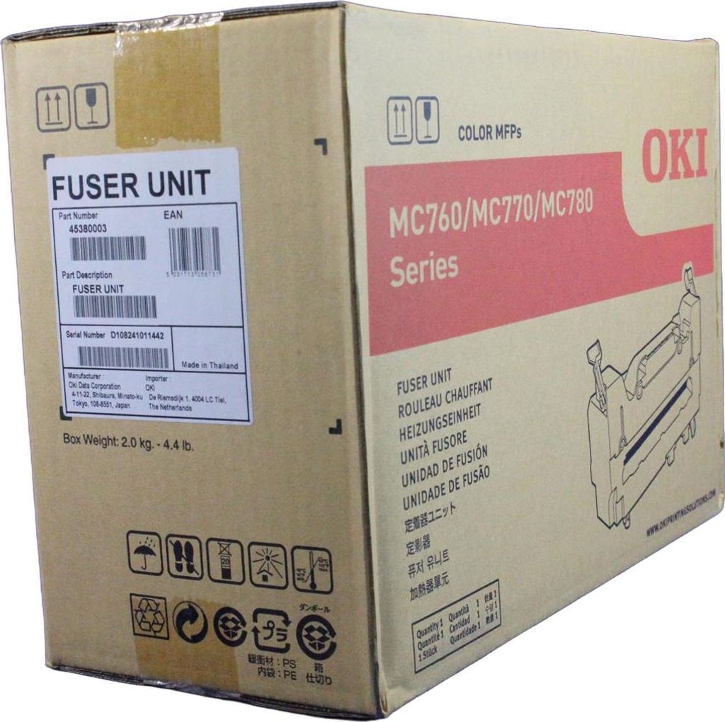 OKI Kit für Fixiereinheit - für OKI MC760dn, MC760dnfax, MC760dnvfax, MC770dnfax, MC780dfnfax
