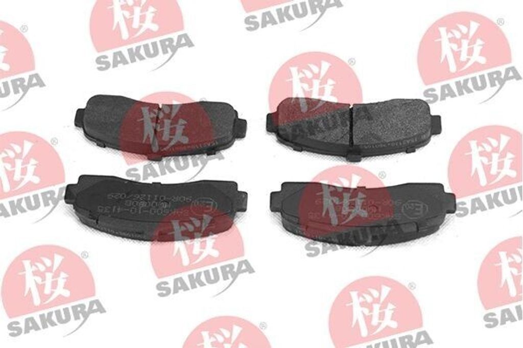 SAKURA Bremsbeläge Satz Vorne Bremsklötze für NISSAN MICRA II (K11) 600-10-4135