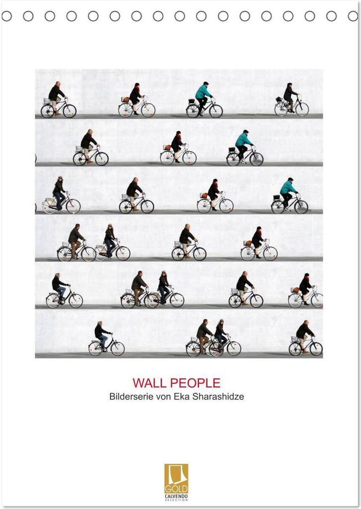 Wall People - Bilderserie von Eka Sharashidze (Tischkalender 2026 DIN A5 hoch), CALVENDO Monatskalender