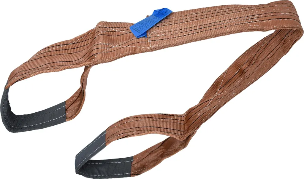 Sangle de levage 6T plate 150mm x 2m en PES haute résistance orange