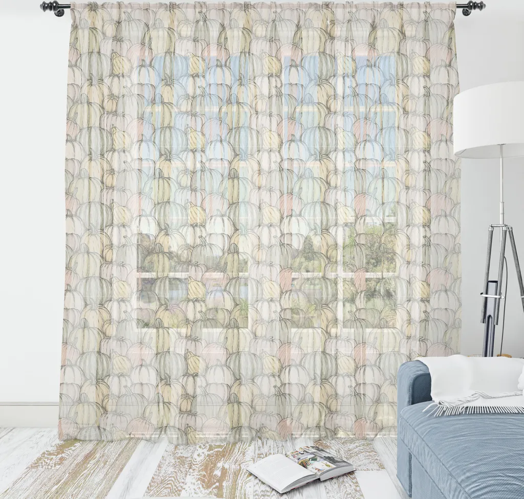 Decorazione Halloween di Lusso: Arazzo ABAKUHAUS 274cm Beige Senape
