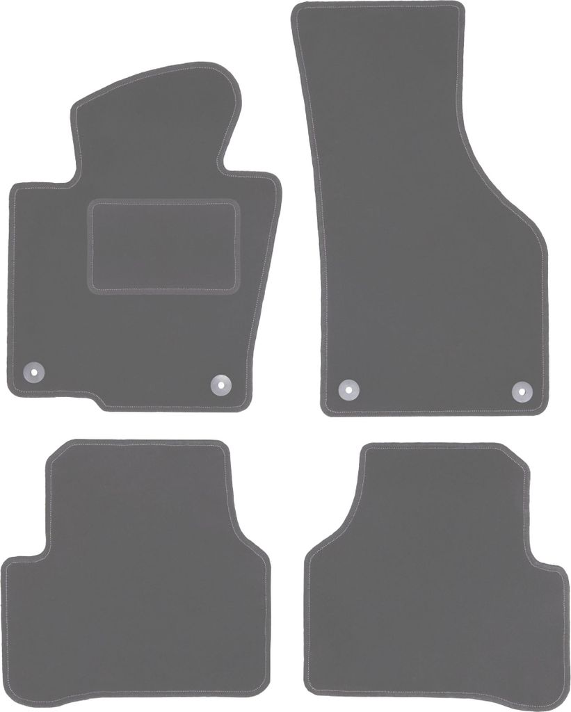 Graphit-Fußmatten für: Volkswagen Passat B7 Limousine, Kombi, Variant, Alltrack (2010-2014)