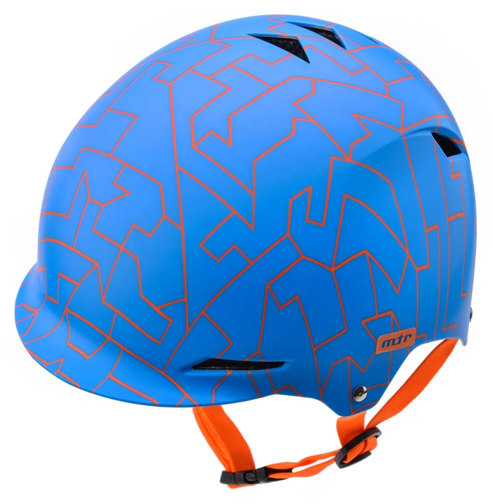 Casque de Vélo pour Enfant Meteor Bleu de 48-52 cm Protection Junior